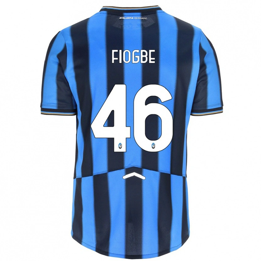 Danxen Dětské Candas Fiogbe #46 Nebesky Modrá Černá Domů Hráčské Dresy 2025/26 Dres