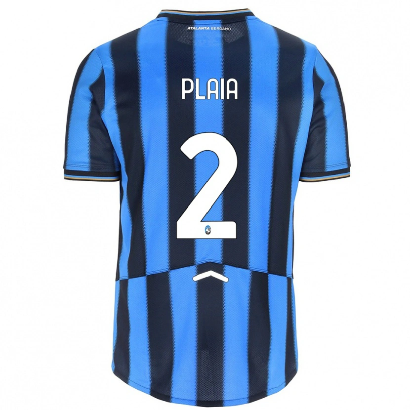 Danxen Dětské Matteo Plaia #2 Nebesky Modrá Černá Domů Hráčské Dresy 2025/26 Dres