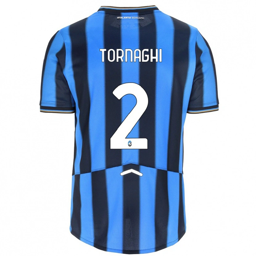 Danxen Dětské Pietro Tornaghi #2 Nebesky Modrá Černá Domů Hráčské Dresy 2025/26 Dres