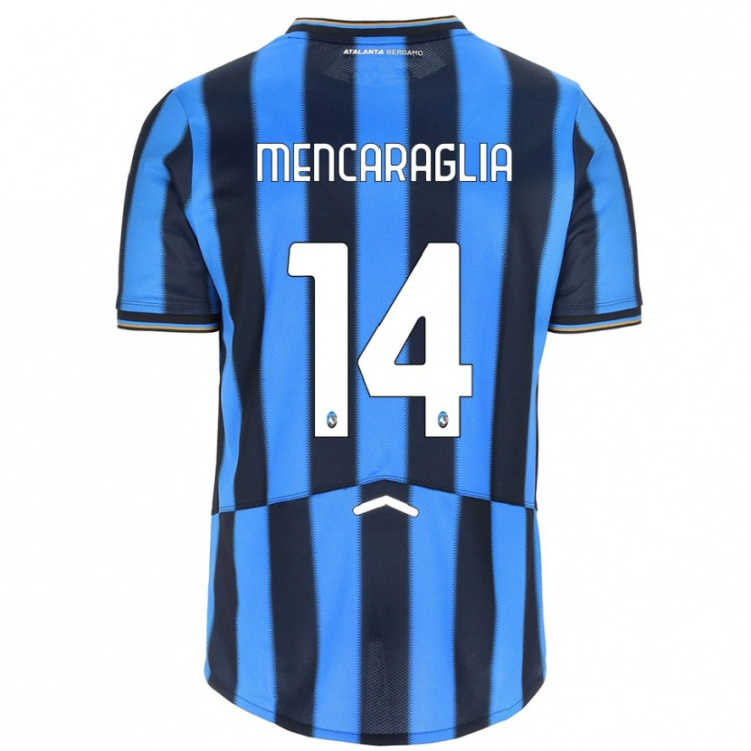 Danxen Dětské Filippo Mencaraglia #14 Nebesky Modrá Černá Domů Hráčské Dresy 2025/26 Dres