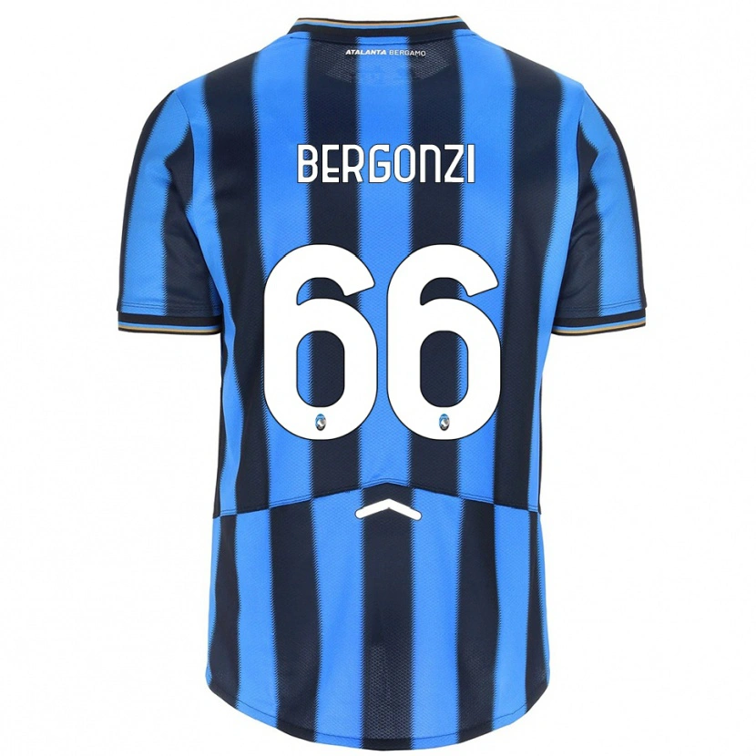 Danxen Dětské Federico Bergonzi #66 Nebesky Modrá Černá Domů Hráčské Dresy 2025/26 Dres