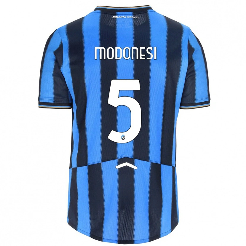 Danxen Dětské Giorgio Modonesi #5 Nebesky Modrá Černá Domů Hráčské Dresy 2025/26 Dres