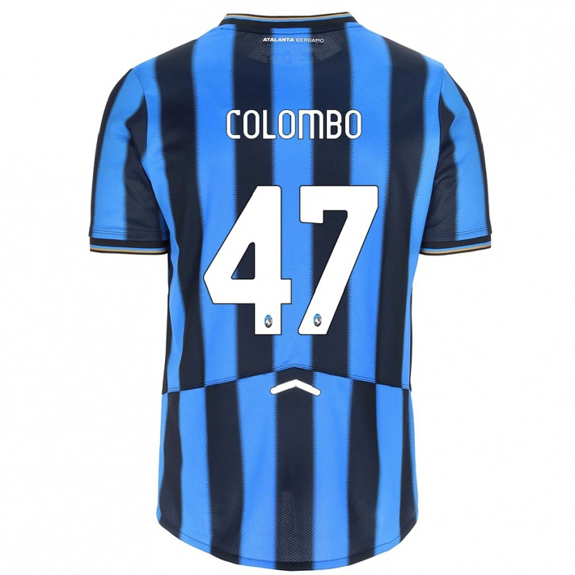 Danxen Dětské Matteo Colombo #47 Nebesky Modrá Černá Domů Hráčské Dresy 2025/26 Dres