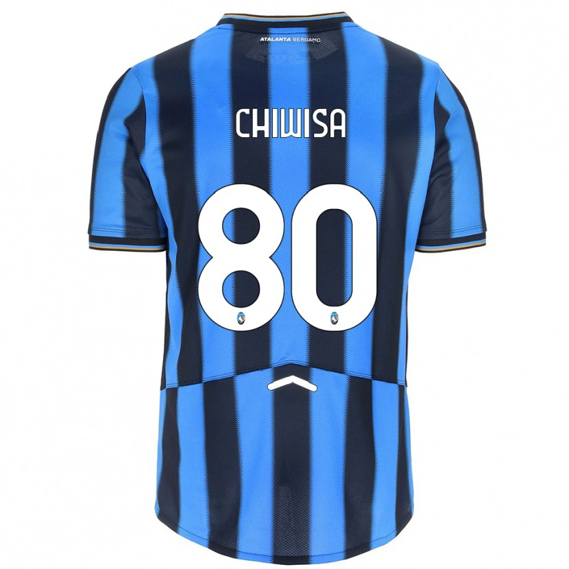 Danxen Dětské Mannah Chiwisa #80 Nebesky Modrá Černá Domů Hráčské Dresy 2025/26 Dres