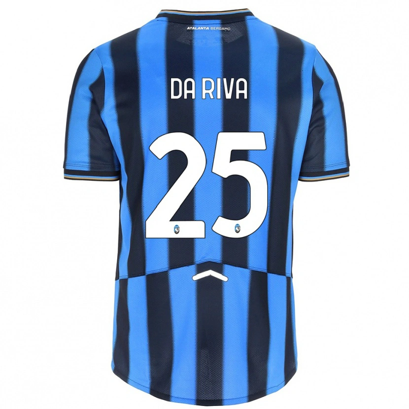 Danxen Dětské Jacopo Da Riva #25 Nebesky Modrá Černá Domů Hráčské Dresy 2025/26 Dres
