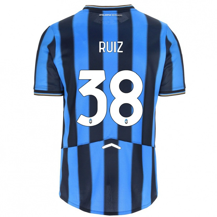 Danxen Dětské Gerard Ruiz #38 Nebesky Modrá Černá Domů Hráčské Dresy 2025/26 Dres