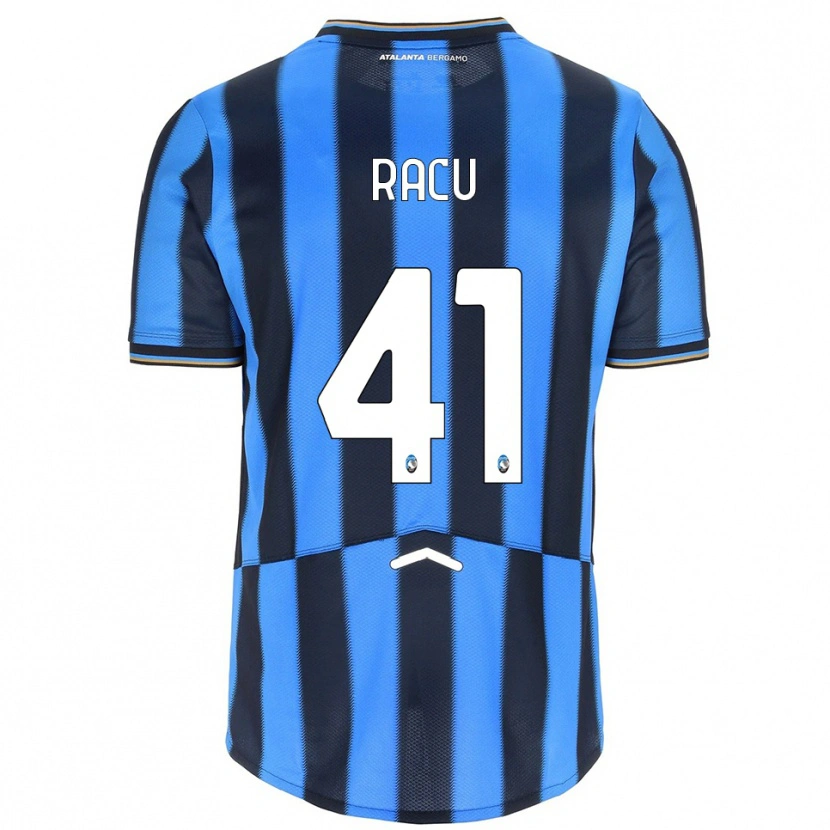 Danxen Dětské Andrei Racu #41 Nebesky Modrá Černá Domů Hráčské Dresy 2025/26 Dres