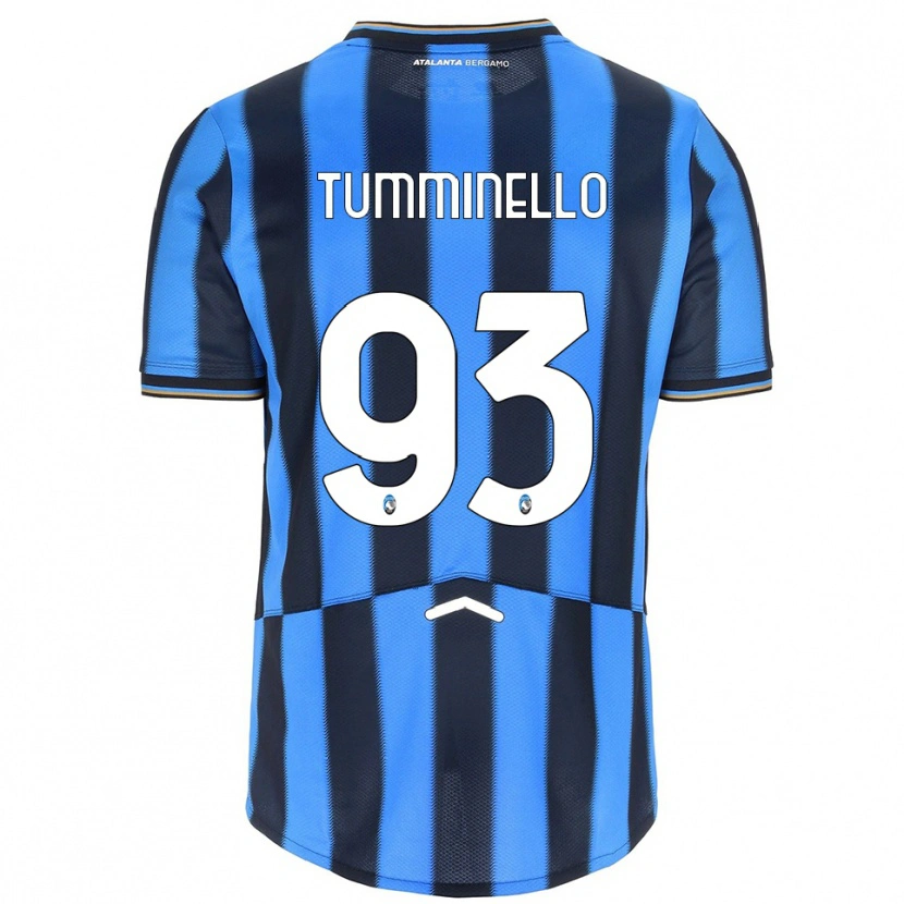 Danxen Dětské Marco Tumminello #93 Nebesky Modrá Černá Domů Hráčské Dresy 2025/26 Dres