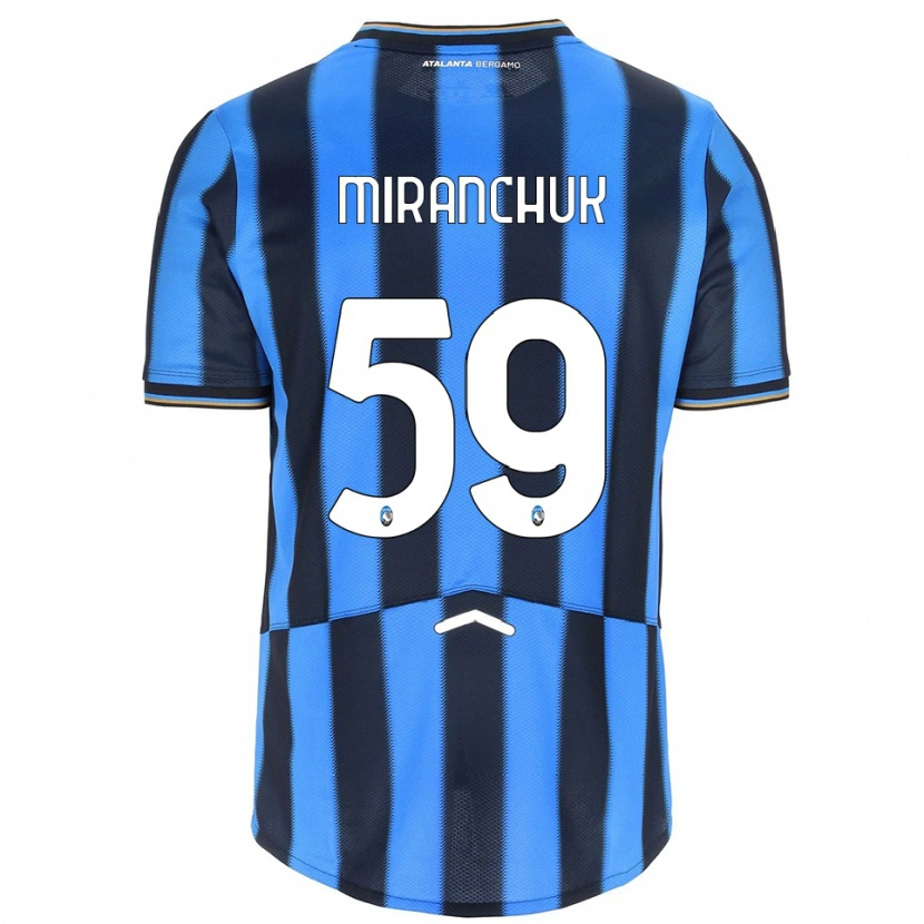 Danxen Dětské Aleksey Miranchuk #59 Nebesky Modrá Černá Domů Hráčské Dresy 2025/26 Dres