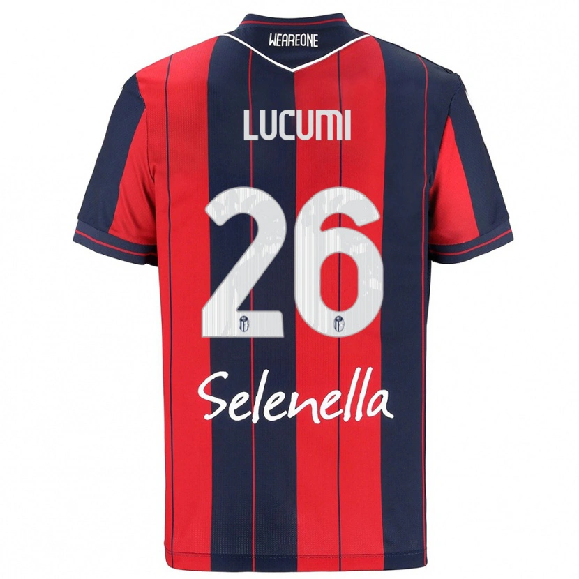 Danxen Dětské Jhon Lucumí #26 Červená Námořnická Modř Domů Hráčské Dresy 2025/26 Dres