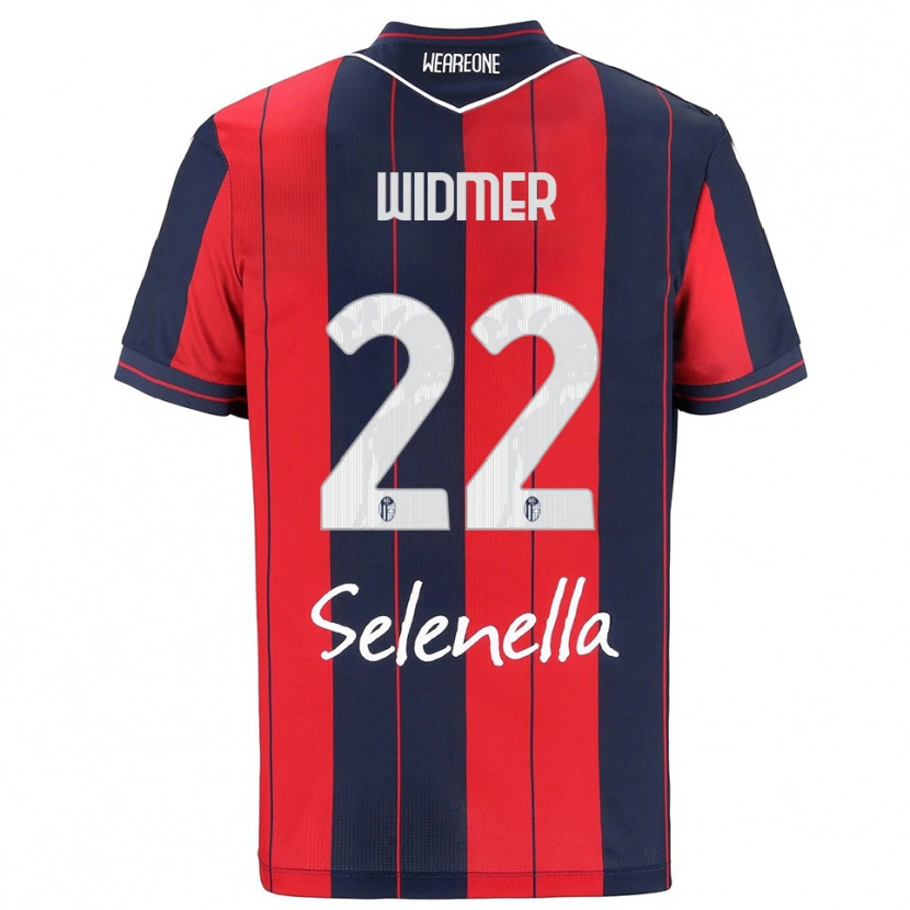 Danxen Dětské Renato Widmer D'autilia #22 Červená Námořnická Modř Domů Hráčské Dresy 2025/26 Dres