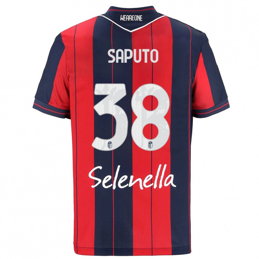 Danxen Dětské Jesse Saputo #38 Červená Námořnická Modř Domů Hráčské Dresy 2025/26 Dres