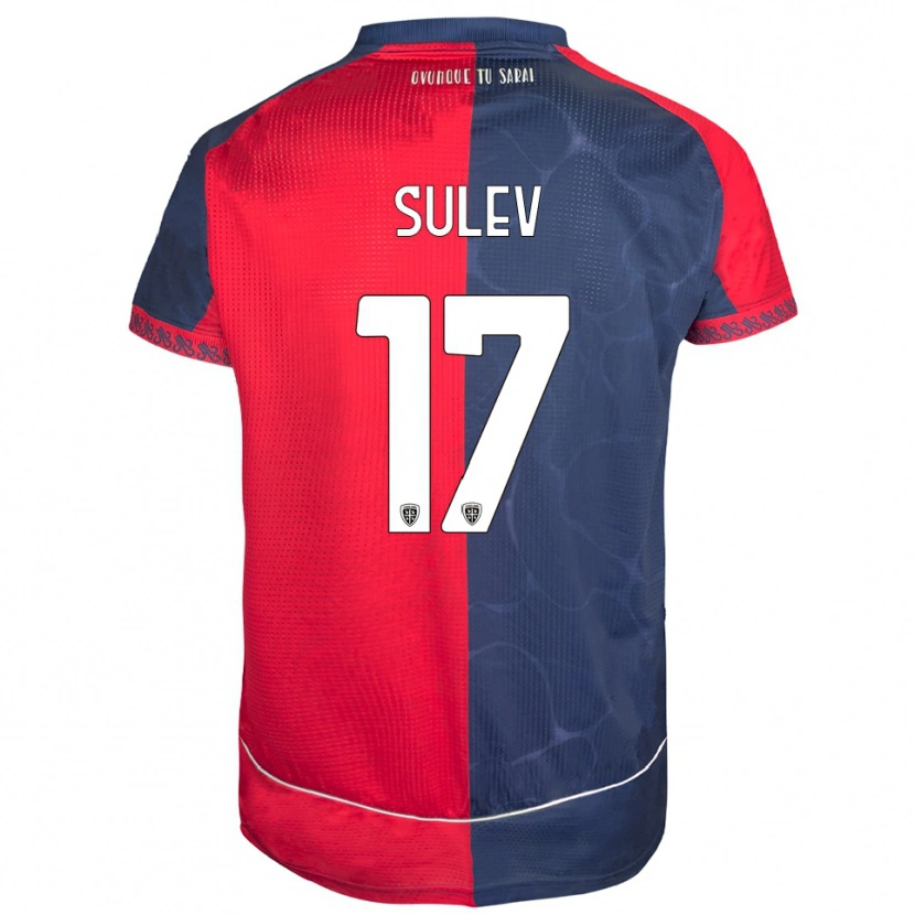 Danxen Dětské Ivan Sulev #17 Červená Námořnická Modř Domů Hráčské Dresy 2025/26 Dres