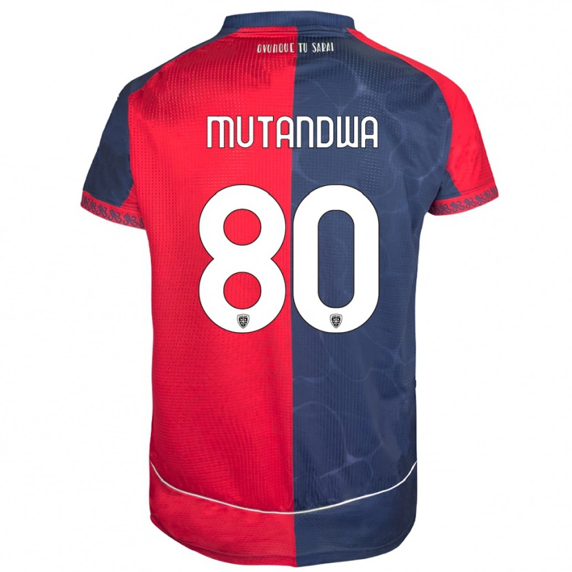 Danxen Dětské Kingstone Mutandwa #80 Červená Námořnická Modř Domů Hráčské Dresy 2025/26 Dres