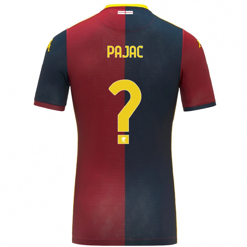 Danxen Dětské Marko Pajac #0 Červená Královská Modř Domů Hráčské Dresy 2025/26 Dres
