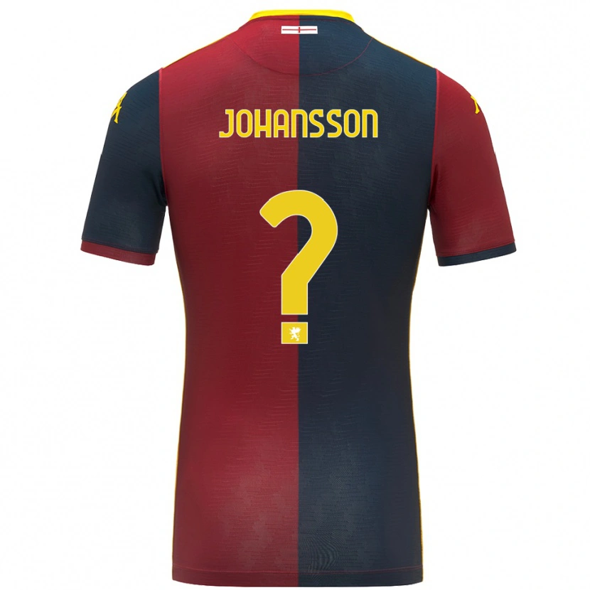 Danxen Dětské Vincent Johansson #0 Červená Královská Modř Domů Hráčské Dresy 2025/26 Dres