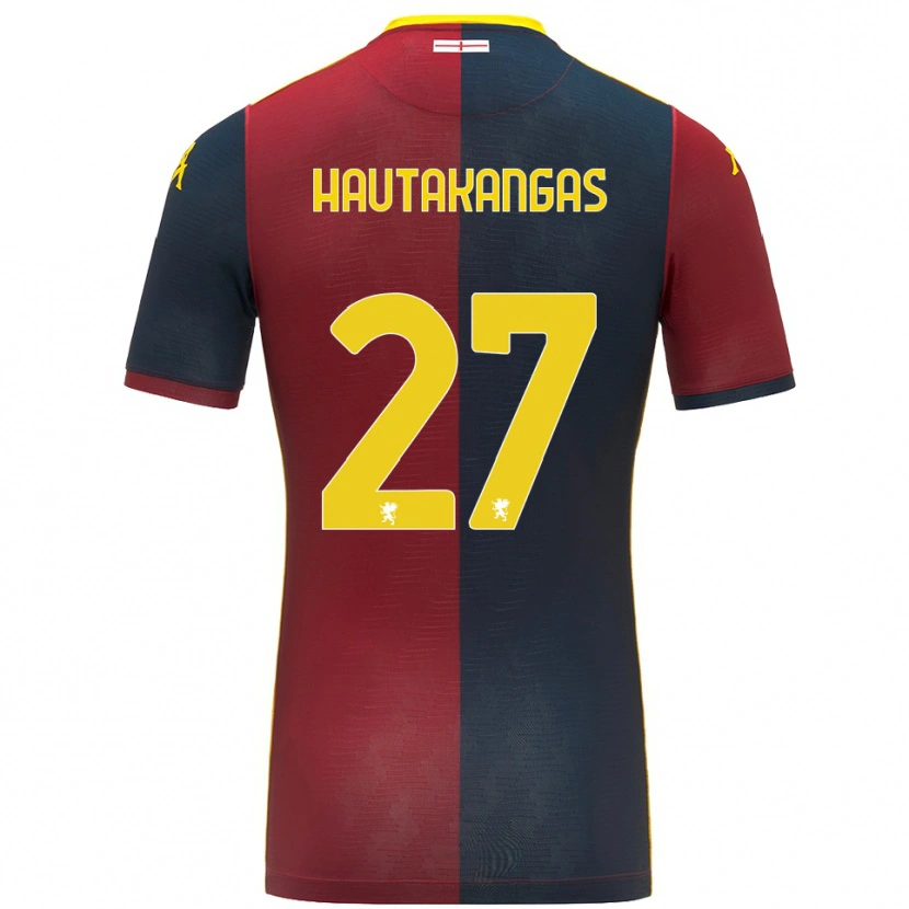 Danxen Dětské Pietu Hautakangas #27 Červená Královská Modř Domů Hráčské Dresy 2025/26 Dres