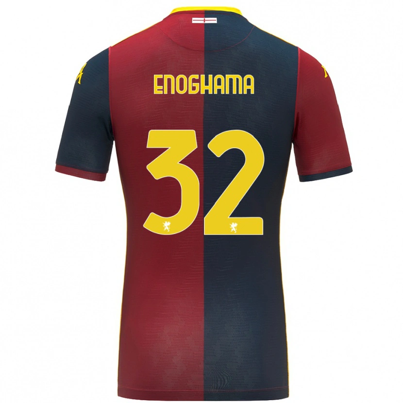 Danxen Dětské Isaac Enoghama #32 Červená Královská Modř Domů Hráčské Dresy 2025/26 Dres