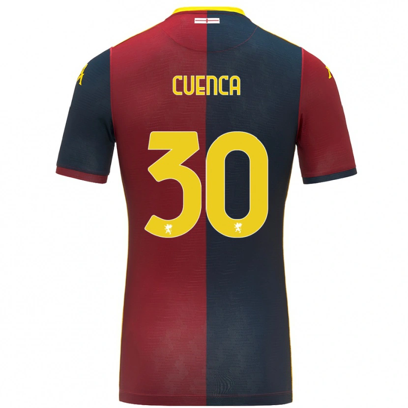 Danxen Dětské Hugo Cuenca #30 Červená Královská Modř Domů Hráčské Dresy 2025/26 Dres
