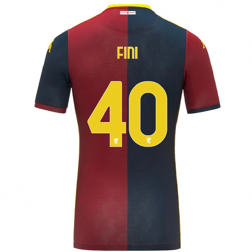 Danxen Dětské Seydou Fini #40 Červená Královská Modř Domů Hráčské Dresy 2025/26 Dres