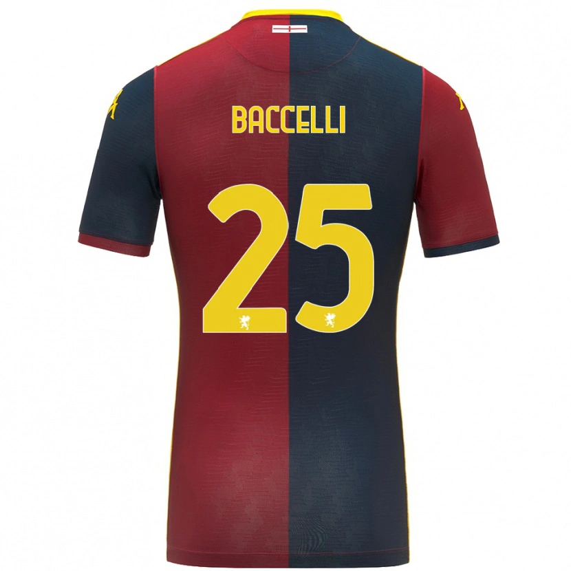 Danxen Dětské Pietro Baccelli #25 Červená Královská Modř Domů Hráčské Dresy 2025/26 Dres