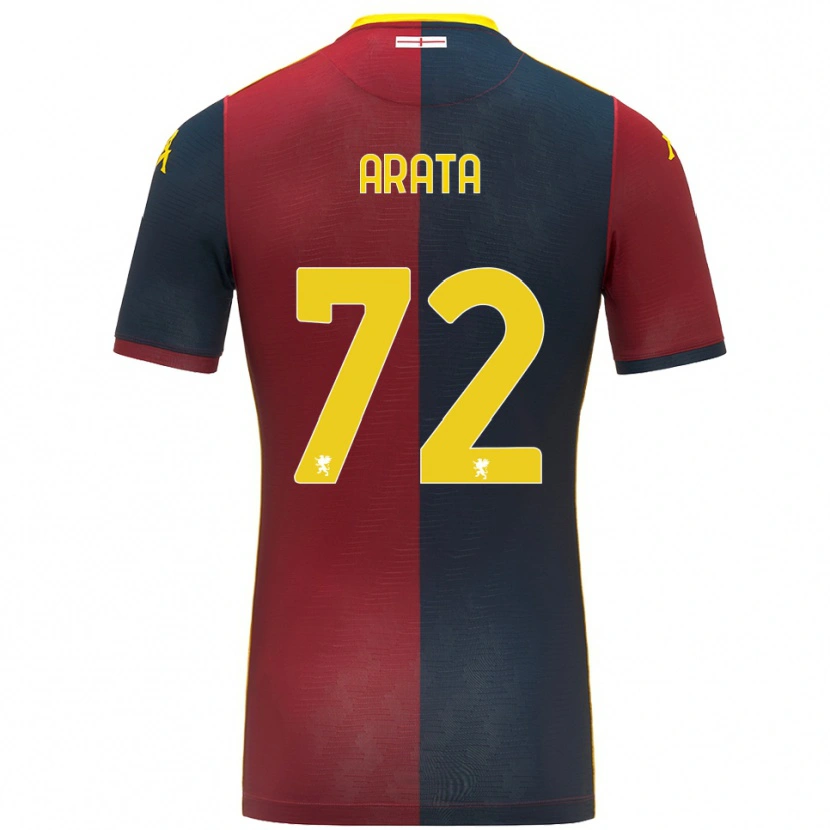 Danxen Dětské Stefano Arata #72 Červená Královská Modř Domů Hráčské Dresy 2025/26 Dres