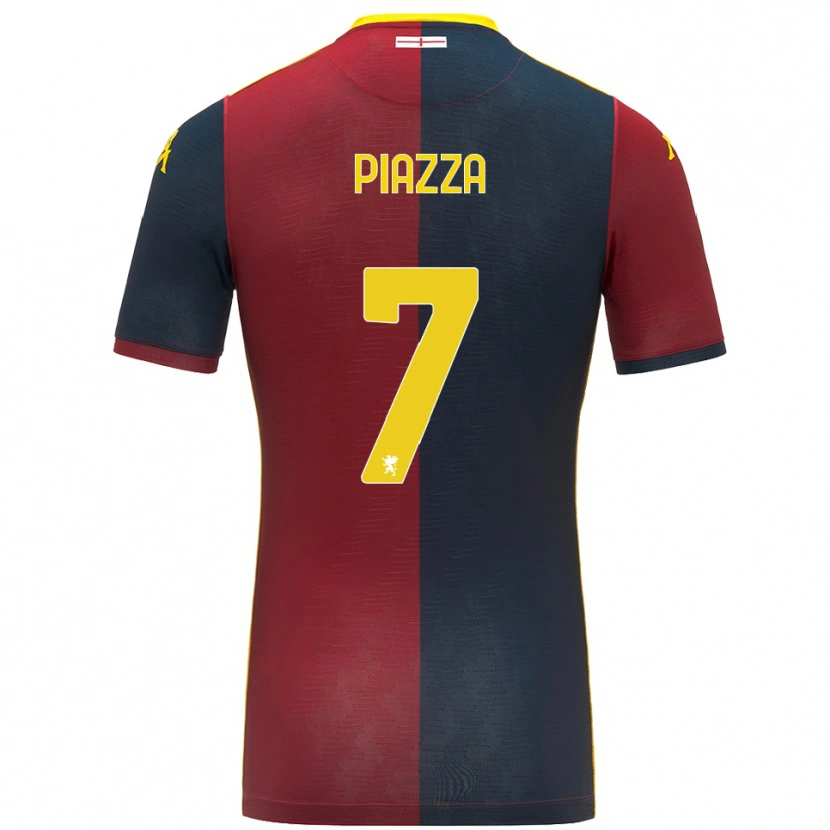 Danxen Dětské Matteo Piazza #7 Červená Královská Modř Domů Hráčské Dresy 2025/26 Dres