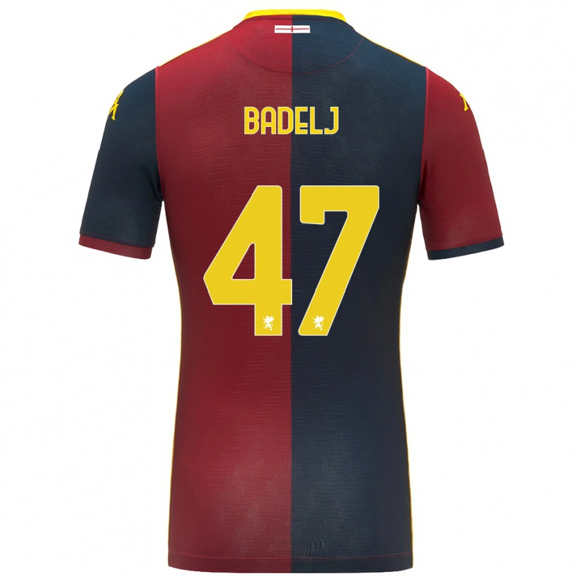 Danxen Dětské Milan Badelj #47 Červená Královská Modř Domů Hráčské Dresy 2025/26 Dres