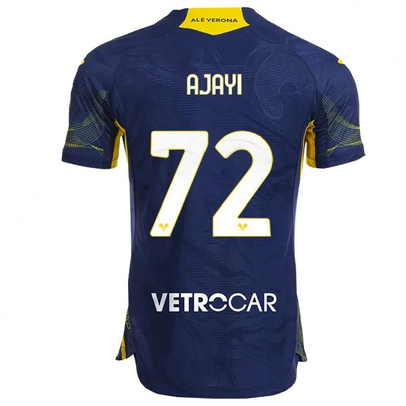 Danxen Dětské Junior Ajayi #72 Námořnická Modř Žlutá Domů Hráčské Dresy 2025/26 Dres
