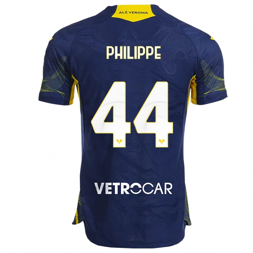 Danxen Dětské Mathis Amanu Philippe #44 Námořnická Modř Žlutá Domů Hráčské Dresy 2025/26 Dres