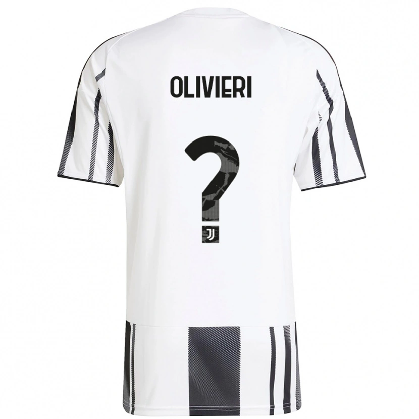 Danxen Dětské Marco Olivieri #0 Bílá Černá Domů Hráčské Dresy 2025/26 Dres