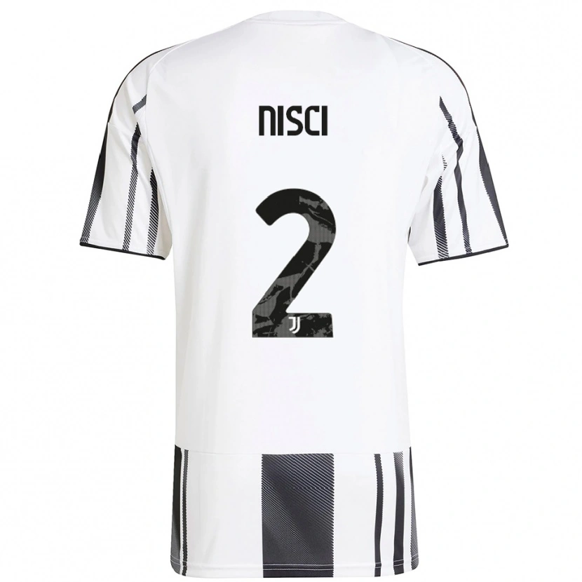 Danxen Dětské Alessandro Nisci #2 Bílá Černá Domů Hráčské Dresy 2025/26 Dres