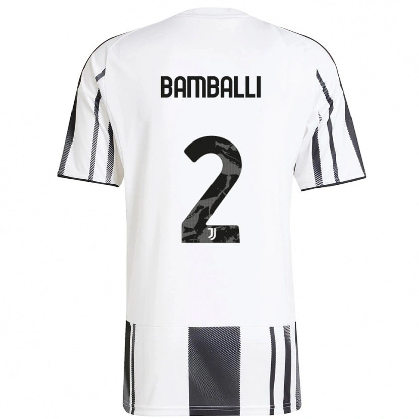 Danxen Dětské Léo Bamballi #2 Bílá Černá Domů Hráčské Dresy 2025/26 Dres