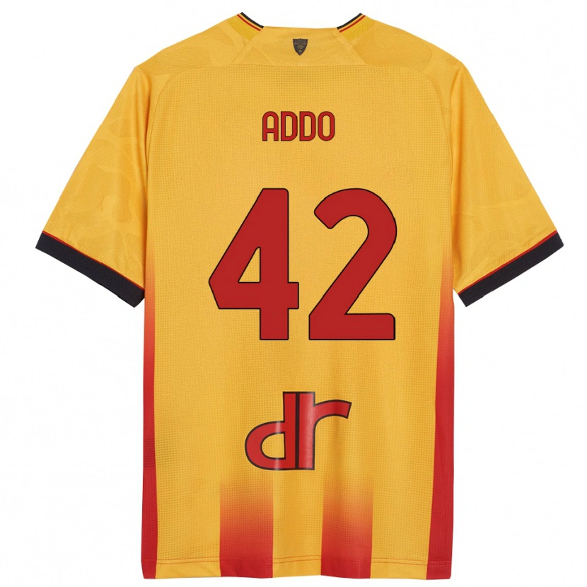 Danxen Dětské Vernon Addo #42 Žlutá Oranžová Domů Hráčské Dresy 2025/26 Dres