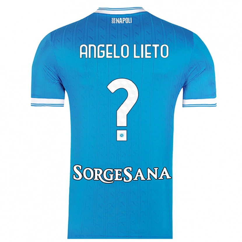 Danxen Dětské Angelo Lieto #0 Nebesky Modrá Bílá Domů Hráčské Dresy 2025/26 Dres