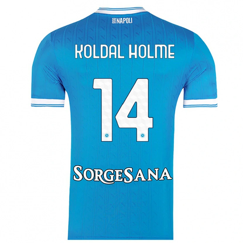 Danxen Dětské Madelen Koldal Holme #14 Nebesky Modrá Bílá Domů Hráčské Dresy 2025/26 Dres