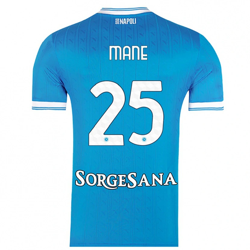 Danxen Dětské Balla Mousa Mane #25 Nebesky Modrá Bílá Domů Hráčské Dresy 2025/26 Dres