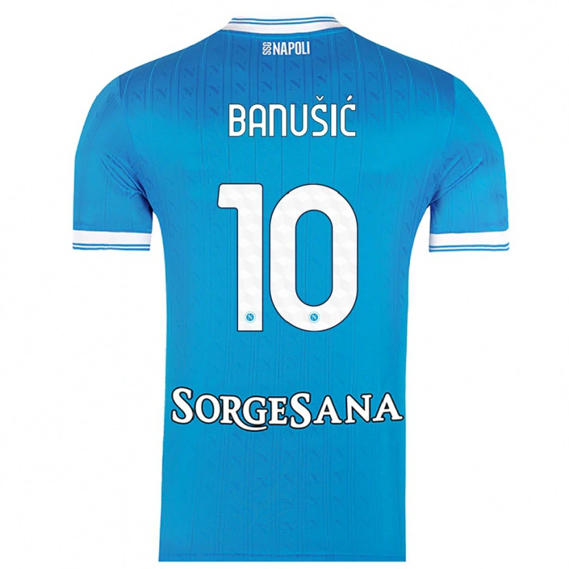 Danxen Dětské Marija Maredinho Banušić #10 Nebesky Modrá Bílá Domů Hráčské Dresy 2025/26 Dres
