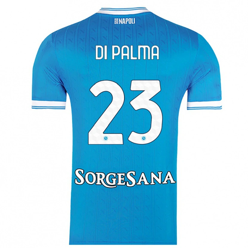 Danxen Dětské Manuel Di Palma #23 Nebesky Modrá Bílá Domů Hráčské Dresy 2025/26 Dres