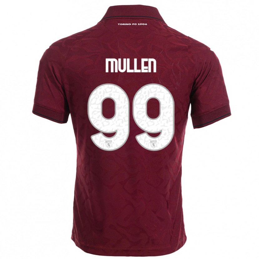 Danxen Dětské Senan Mullen #99 Burgundská Bílá Domů Hráčské Dresy 2025/26 Dres
