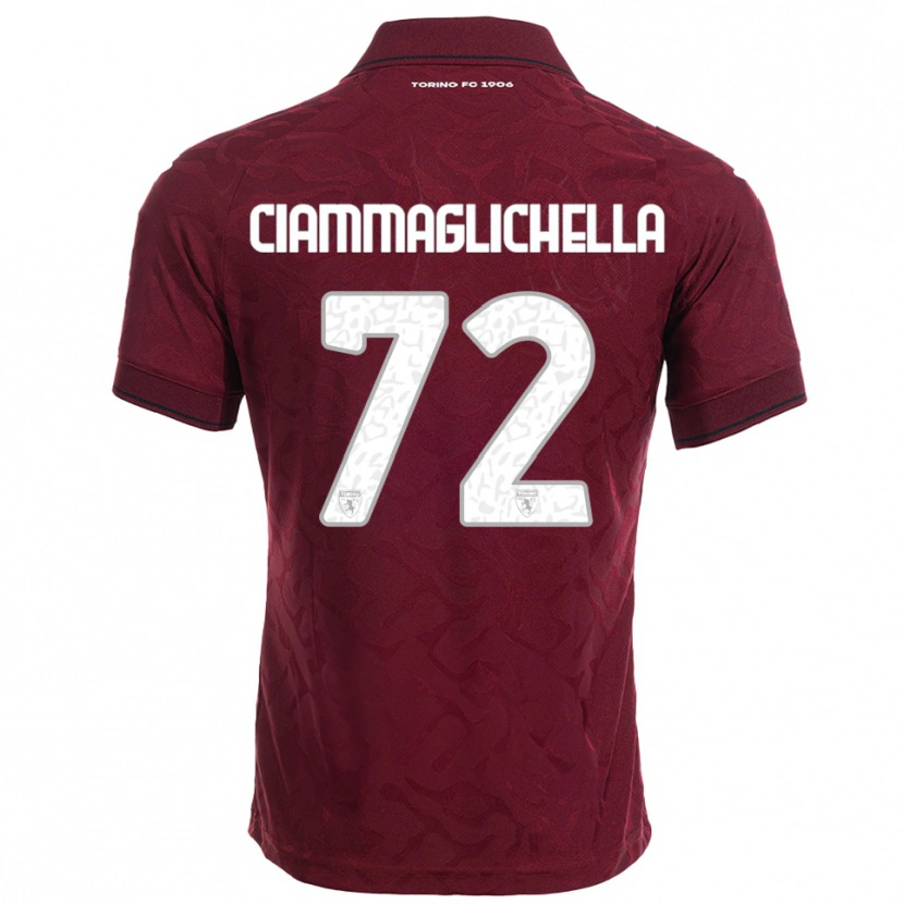 Danxen Dětské Aaron Ciammaglichella #72 Burgundská Bílá Domů Hráčské Dresy 2025/26 Dres