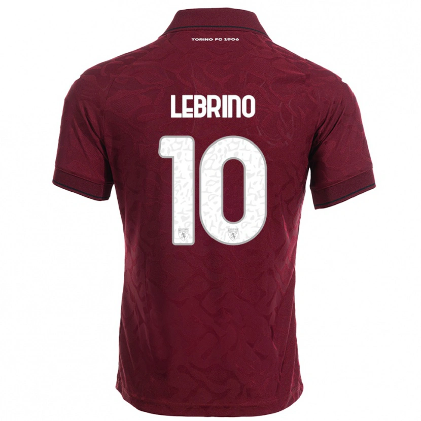 Danxen Dětské Danilo Lebrino #10 Burgundská Bílá Domů Hráčské Dresy 2025/26 Dres