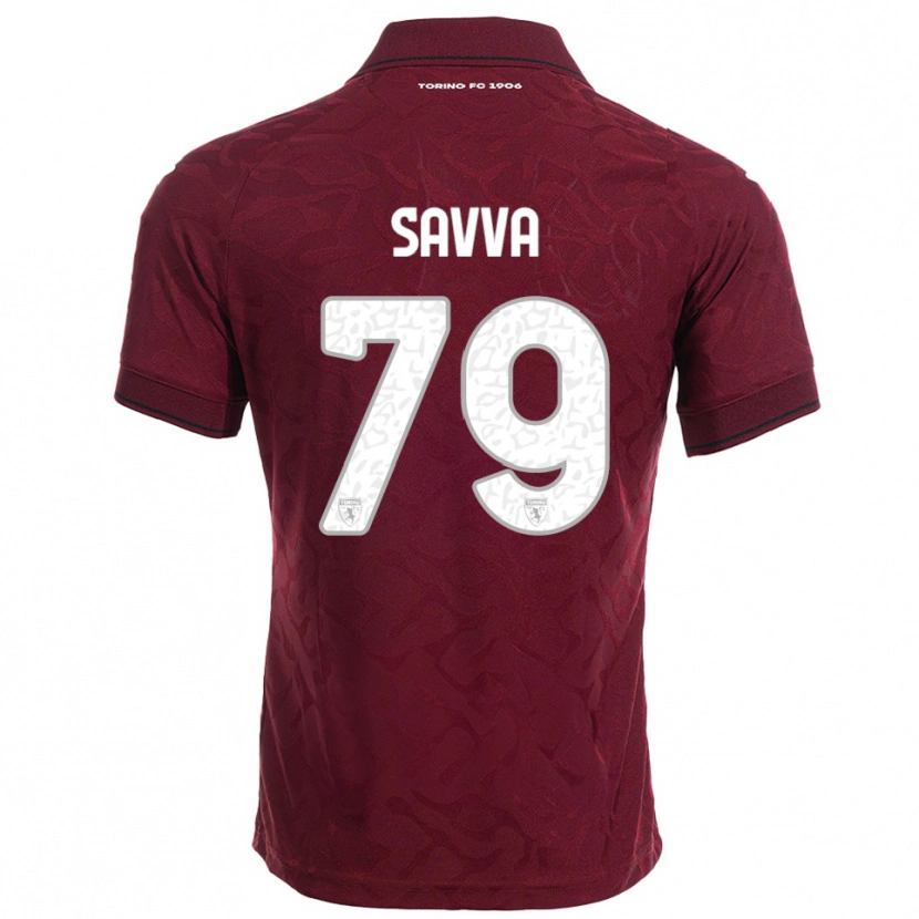 Danxen Dětské Zanos Savva #79 Burgundská Bílá Domů Hráčské Dresy 2025/26 Dres