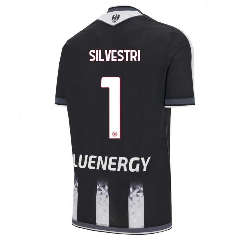Danxen Dětské Marco Silvestri #1 Černá Bílá Domů Hráčské Dresy 2025/26 Dres