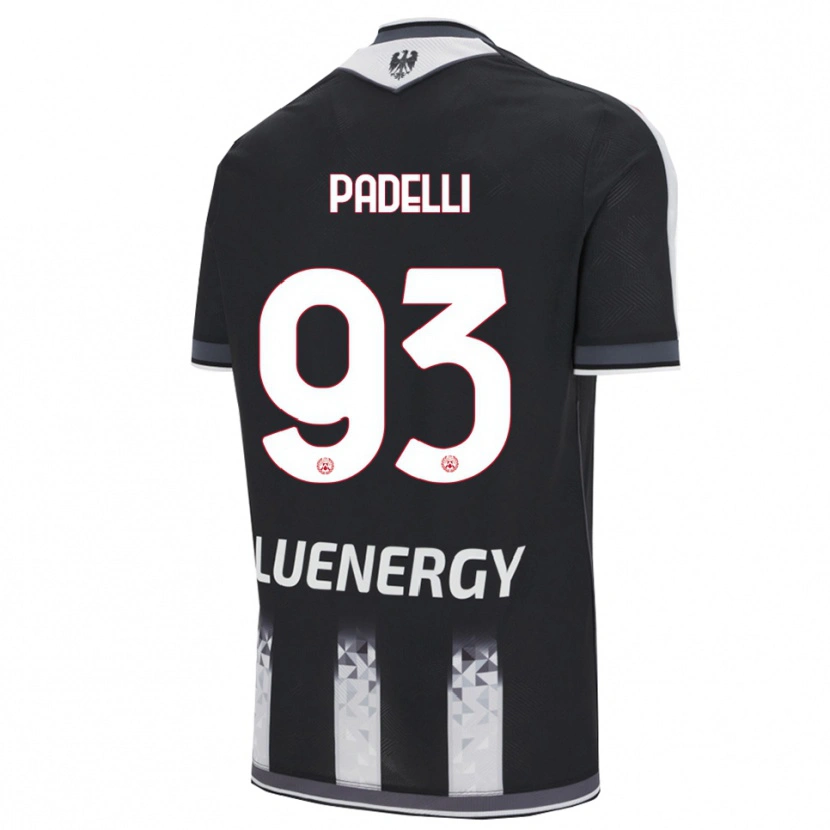 Danxen Dětské Daniele Padelli #93 Černá Bílá Domů Hráčské Dresy 2025/26 Dres