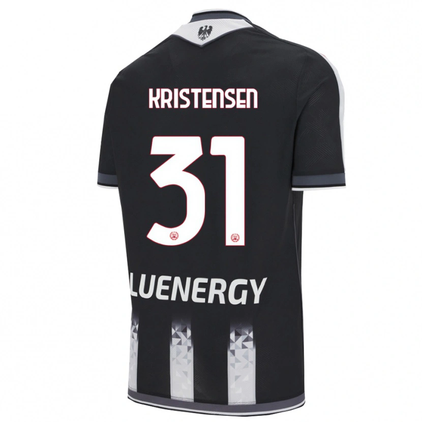 Danxen Dětské Thomas Kristensen #31 Černá Bílá Domů Hráčské Dresy 2025/26 Dres