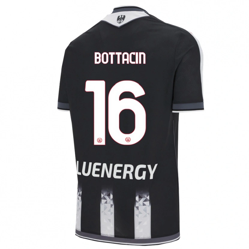 Danxen Dětské Enrico Bottacin #16 Černá Bílá Domů Hráčské Dresy 2025/26 Dres