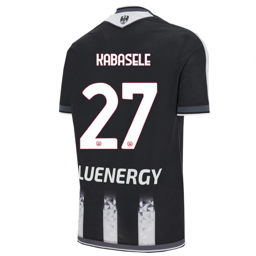 Danxen Dětské Christian Kabasele #27 Černá Bílá Domů Hráčské Dresy 2025/26 Dres