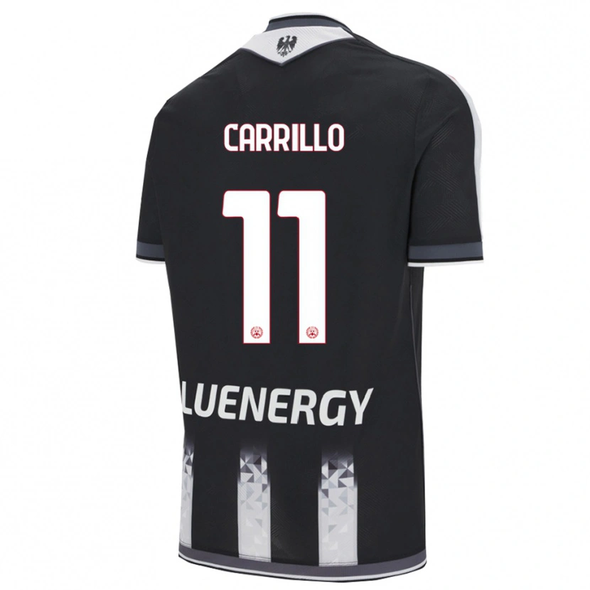 Danxen Dětské Pietro Carrillo #11 Černá Bílá Domů Hráčské Dresy 2025/26 Dres