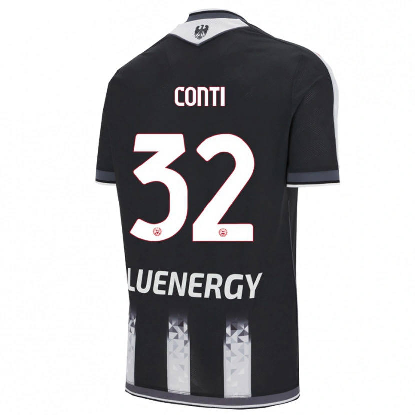 Danxen Dětské Manuel Conti #32 Černá Bílá Domů Hráčské Dresy 2025/26 Dres
